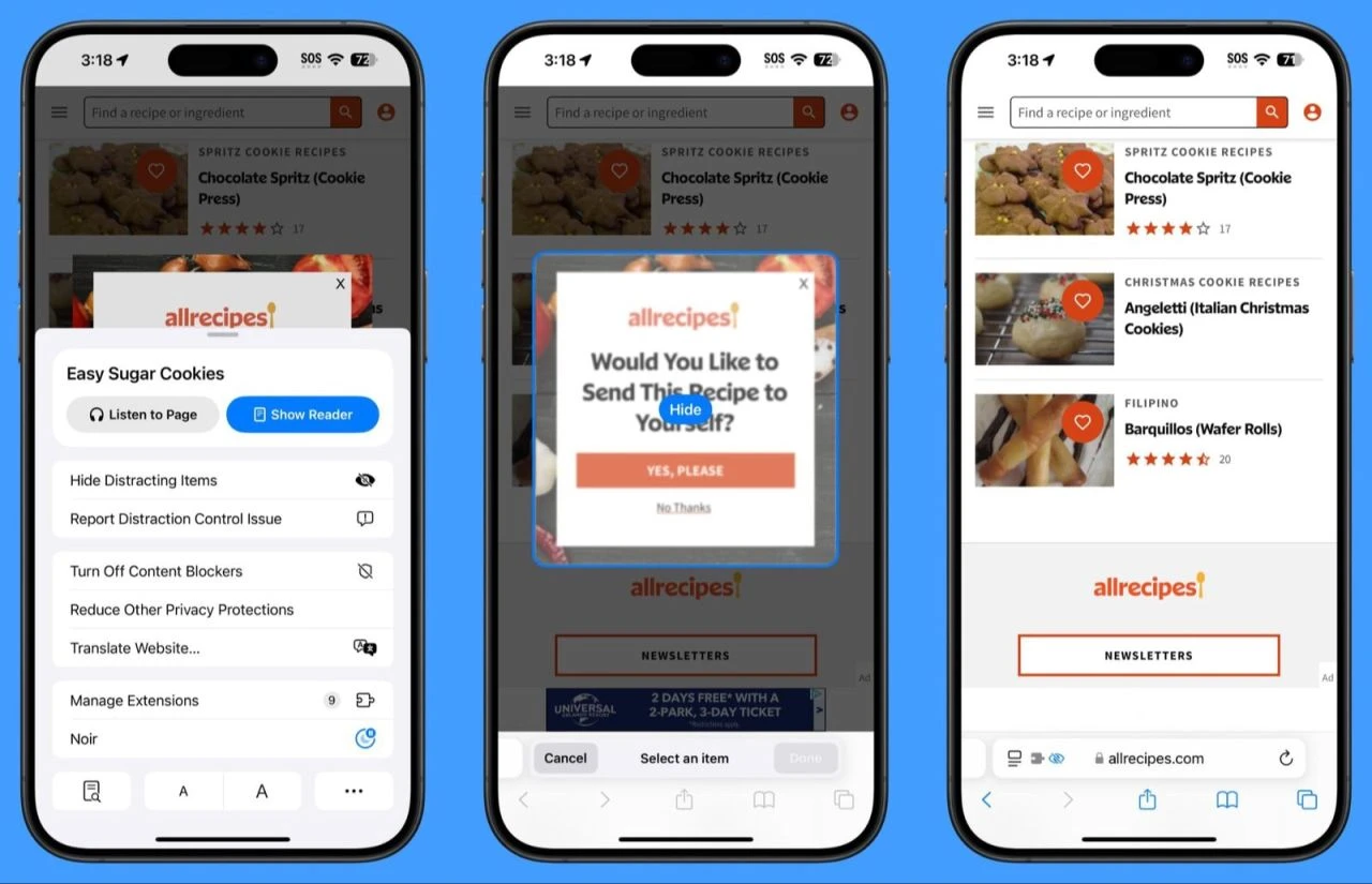 iOS 18 Beta 5 ile Safari'ye çok işe yarayacak bir özellik geldi - 2. Resim