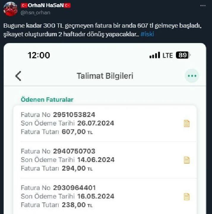 Türkiye'de su faturalarında bir ilk! Seçim vaatleri boş çıktı: Su, doğalgaz ve elektrik faturalarını geçti - 8. Resim