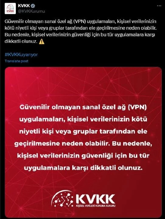 Türkiye'de VPN kullanmanın herhangi bir cezası bulunmazken güvenlik açısından tavsiye edilmiyor - 2. Resim