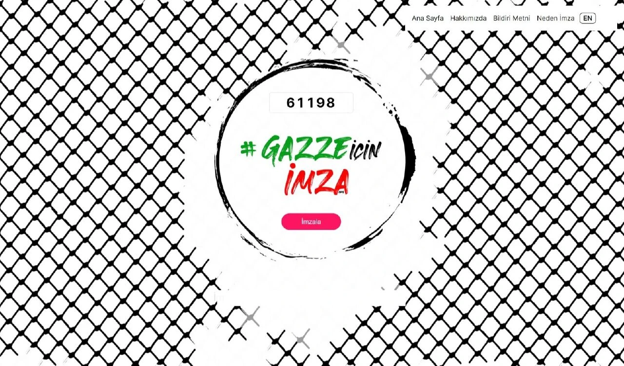 Gazze için başlatılan imza kampanyası 50 bini aştı! Dosya UNICEF'e gönderilecek