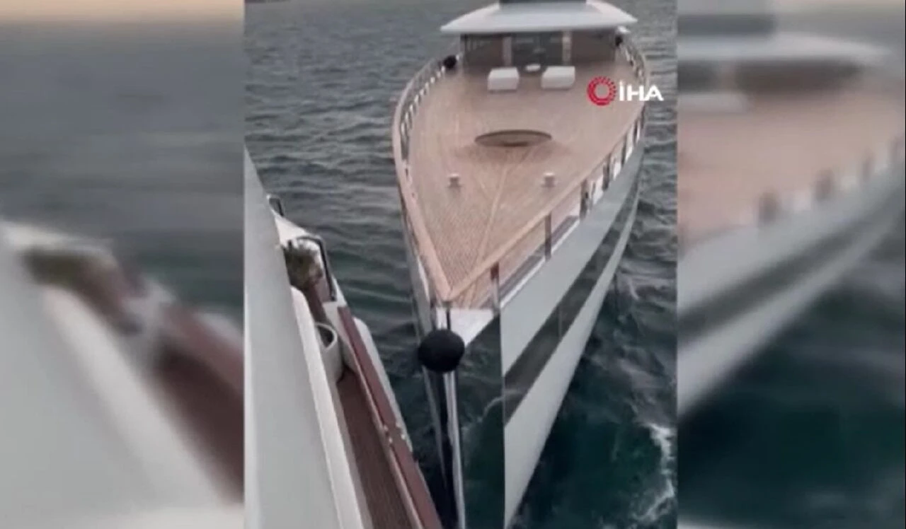 Süper kaza: Steve Jobs'un süper yatı. milyarder Salinas'ın süper yatıyla çarpıştı - 1. Resim