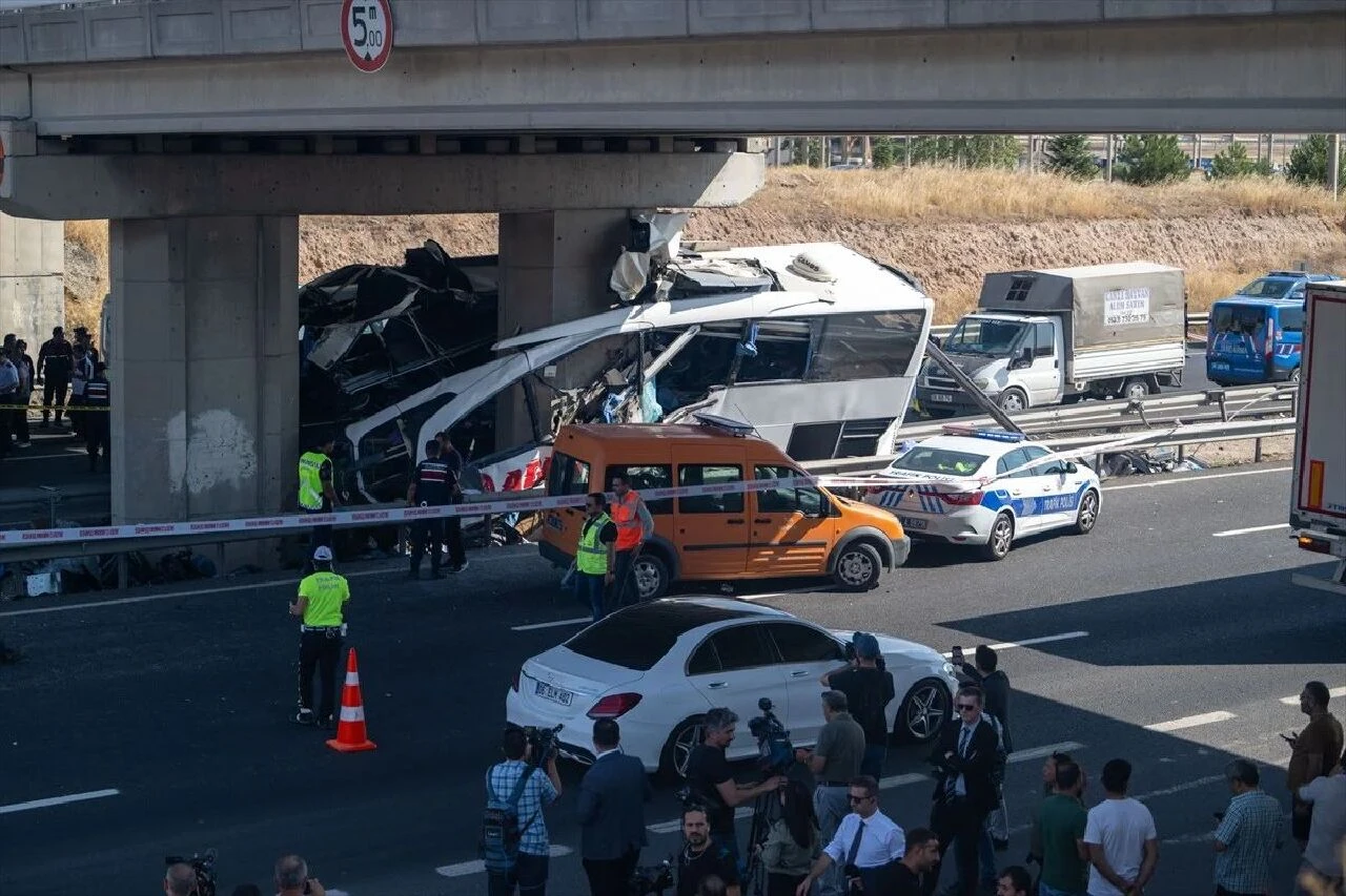 Ankara’da feci kazaya karışan otobüsün son görüntüsü! Şoför uyudu iddiası