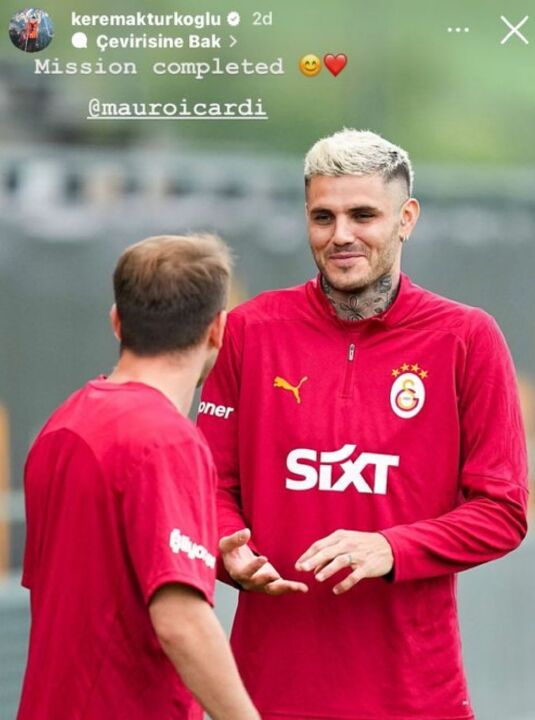 Mauro Icardi'ye ikinci şok! Wanda Nara'dan sonra bir darbe de Kerem Aktürkoğlu vuruyor - 2. Resim