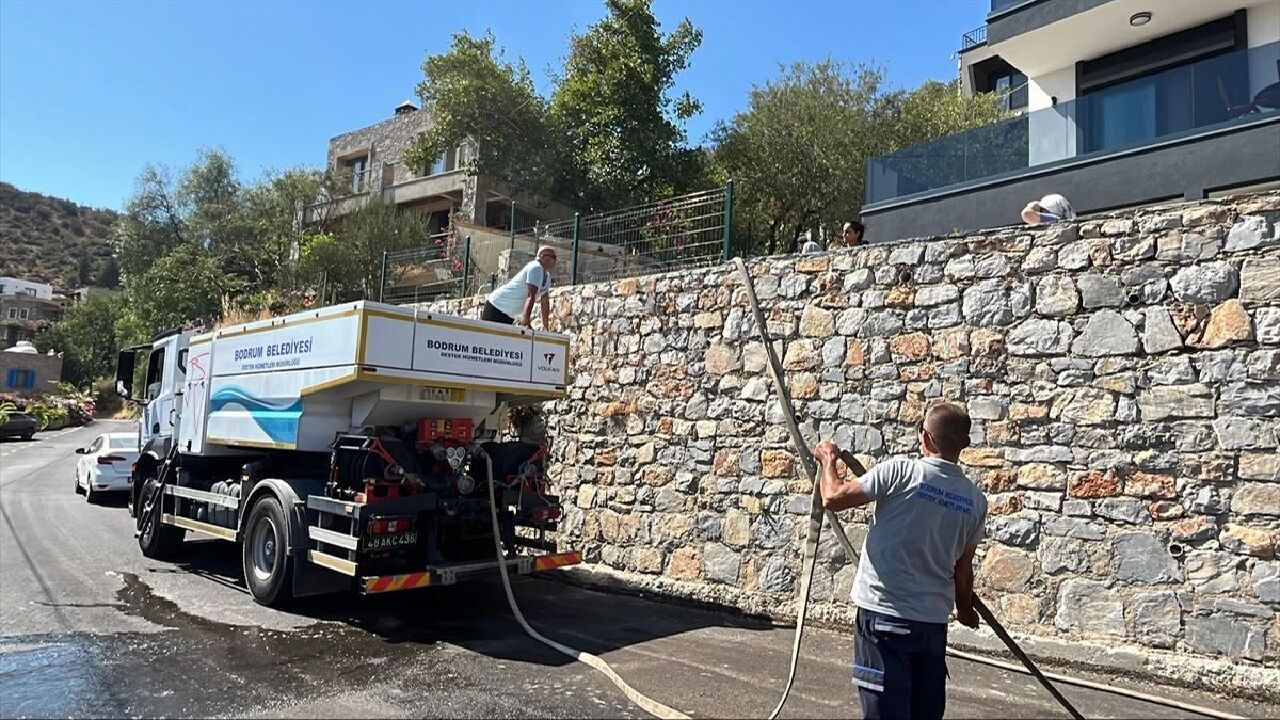 Bodrum'da su krizi büyüyor! Turizm şehrinde barajlar kapatıldı - 2. Resim