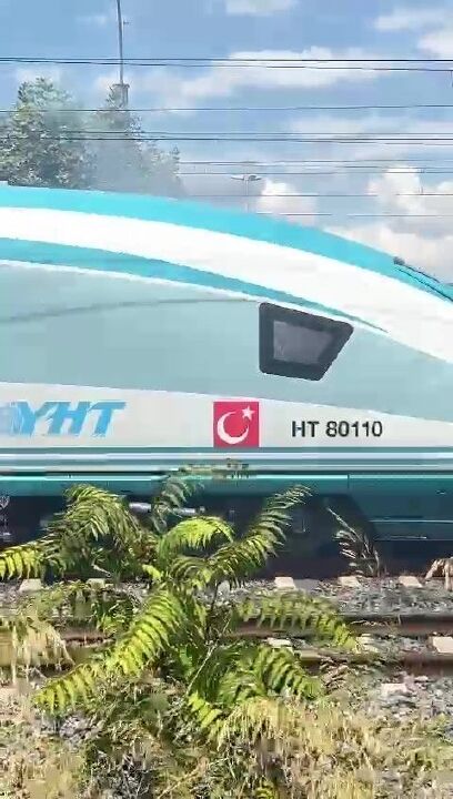 Hızlı tren raylarında büyük panik! Canlarını hiçe sayıp müdahale ettiler - 2. Resim