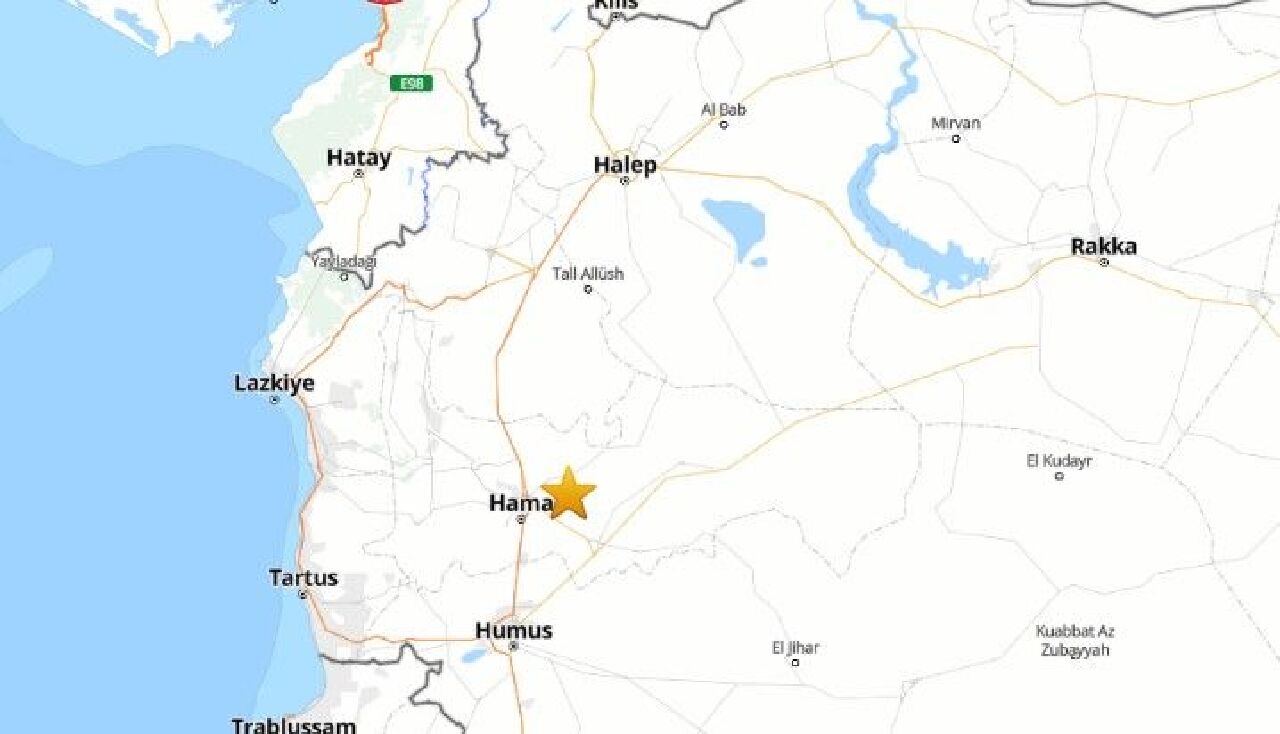 Suriye'de deprem! Hatay'dan da hissedildi: AFAD ve Kandilli açıklama yaptı - 1. Resim