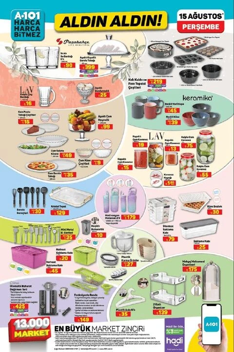 A101 15 Ağustos aktüel kataloğunda Kawasaki Jet Ski, çekme karavan, tiny house ve onlarca ürün satışa çıkıyor!