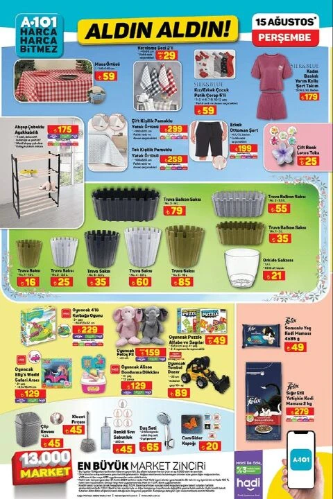 A101 15 Ağustos aktüel kataloğunda Kawasaki Jet Ski, çekme karavan, tiny house ve onlarca ürün satışa çıkıyor!