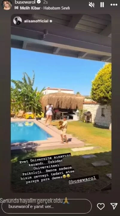 Alişan'ın eşi Buse Varol üniversiteli oldu! Ünlü şarkıcı 'Paraya para demez' diyerek paylaştı - 2. Resim
