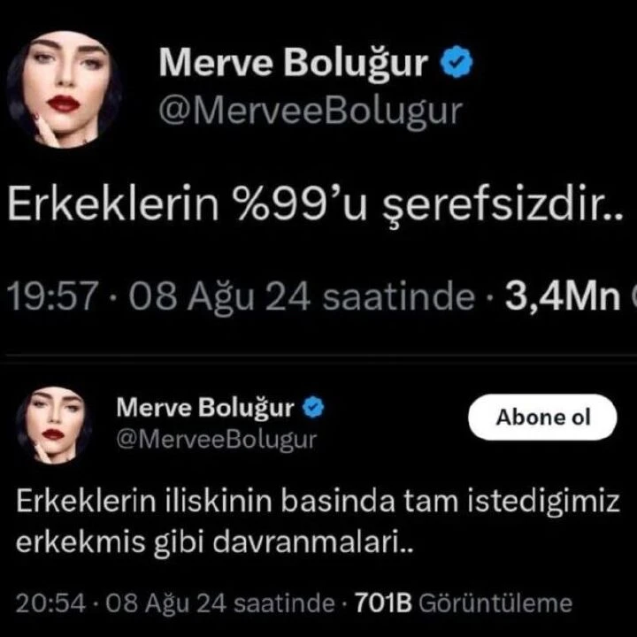 Erkekleri Koruma Derneği Merve Boluğur’un parodi hesabını gerçek sandı! O sözlerine dava açıyorlar - 2. Resim