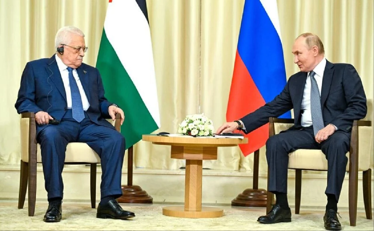 Filistin lideri Mahmud Abbas'tan kritik ziyaret: Rus lider Putin'le bir araya geldi - 3. Resim