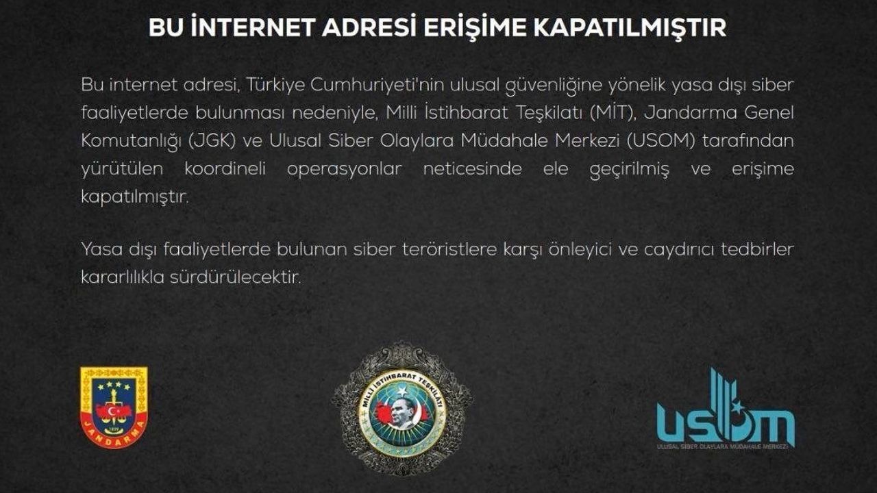 MİT tarafından düzenlenen operasyon sonucu 11 örgüt üyesi tutuklandı ve birçok internet sitesi kapatıldı