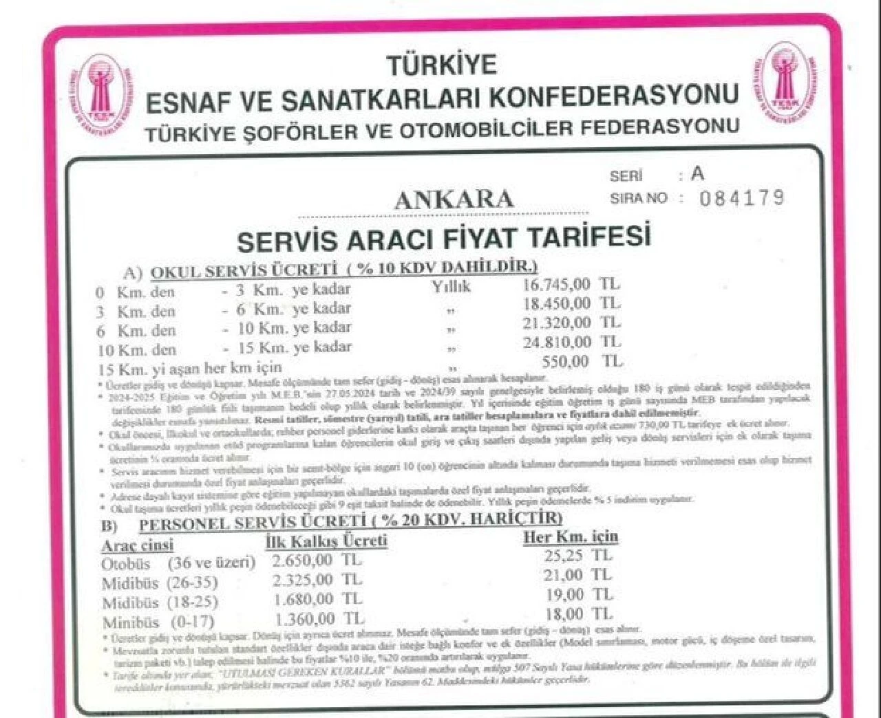 Ankara okul servis ücretlerine zam! - 1. Resim