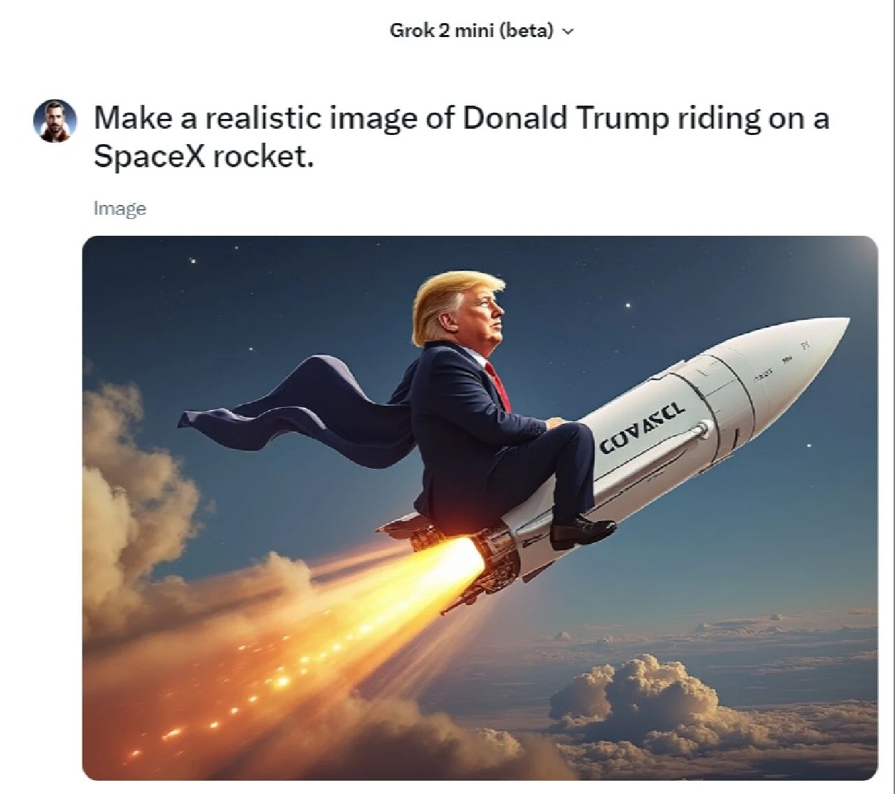 Elon Musk'ın yapay zekası Grok-2, Donald Trump'ın 'tuhaf' görüntülerini oluşturdu