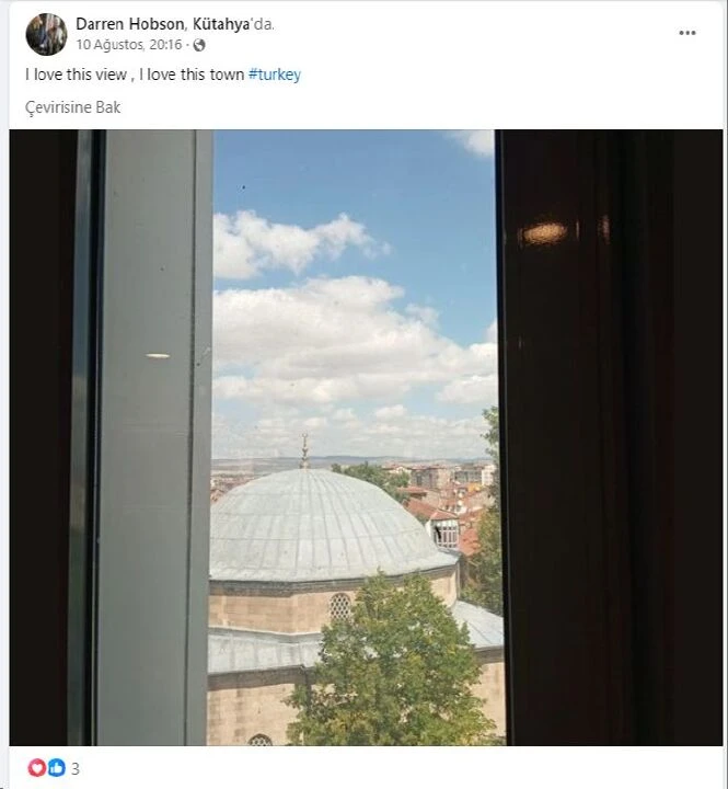 İslam'ı araştıran İngiliz Kütahya'da Müslüman oldu! Facebook paylaşımı dikkat çekti - 1. Resim