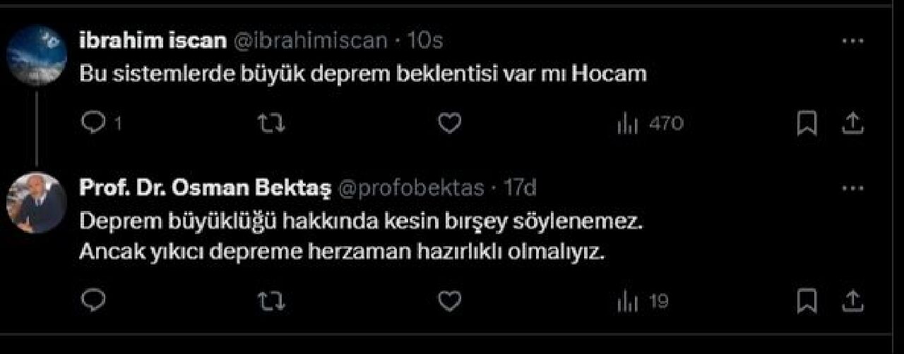 Prof. Dr. Osman Bektaş'tan Sivas depremi sonrası açıklama! Yıkıcı depremi işaret edip uyardı - 2. Resim