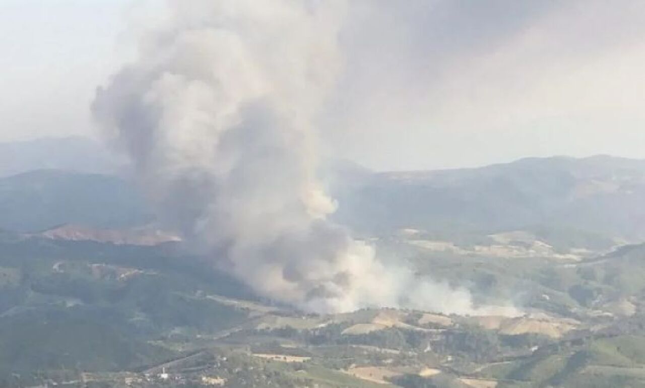 Çanakkale, Bolu ve Manisa'da orman yangını: Ekipler alevlerle canla başla mücadele ediyor - 4. Resim