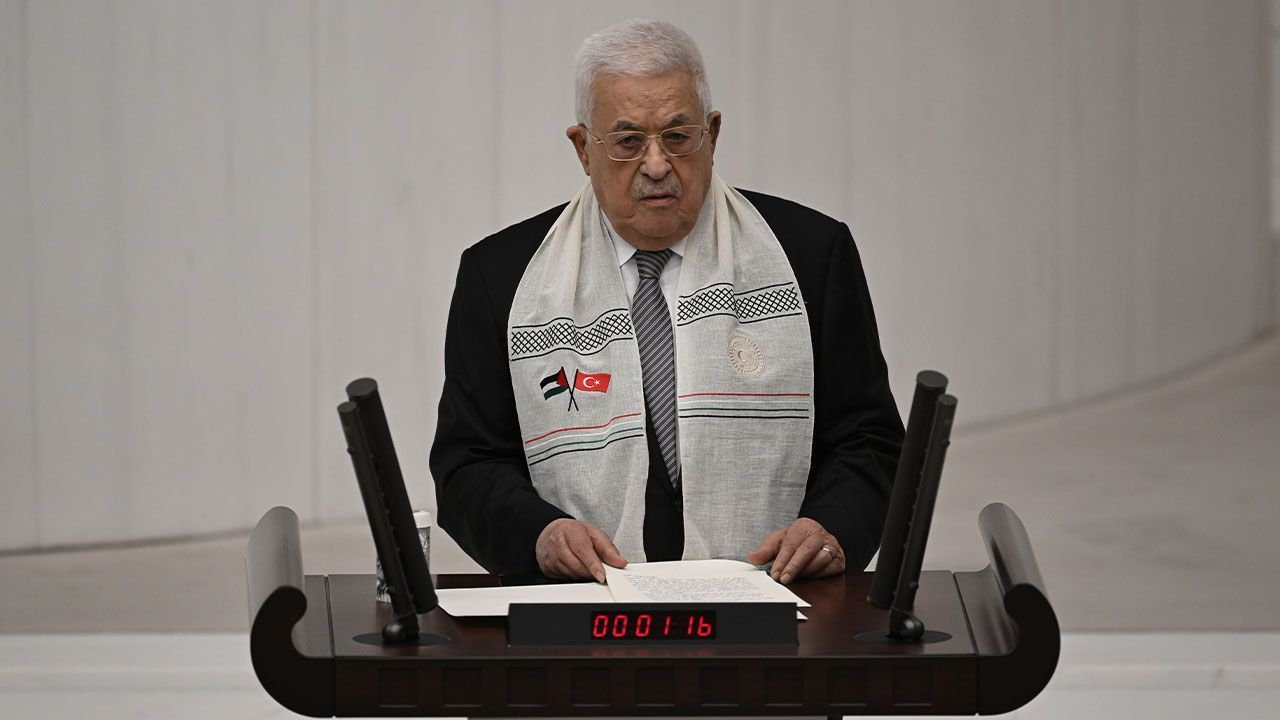 Filistin Devlet Başkanı Mahmud Abbas, İsmail Haniye&#039;nin ölümü sonrası TBMM&#039;de!