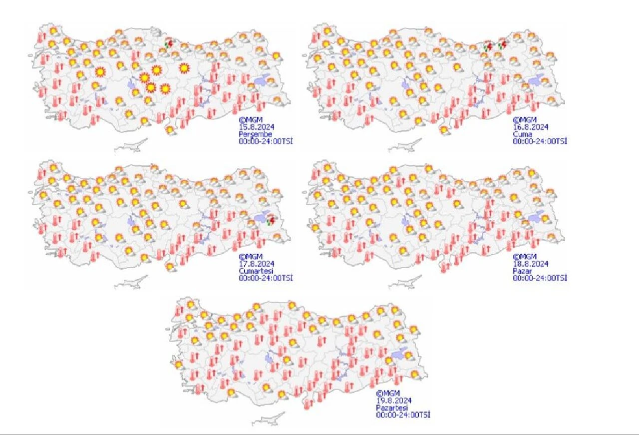 Meteoroloji'den kuvvetli rüzgar ve sağanak uyarısı! Saat verildi: Şiddetli geliyor! - 1. Resim