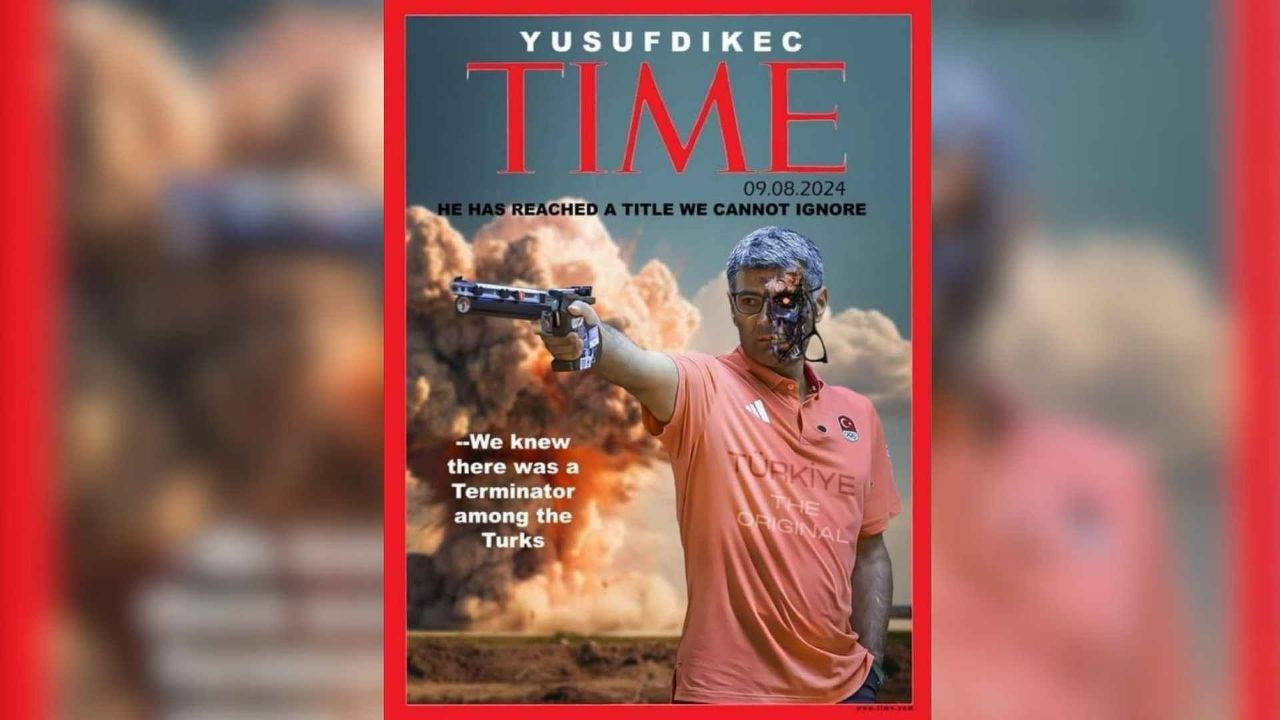 Milli atıcı Yusuf Dikeç&#039;in TIME Dergisi&#039;ne kapak olduğu iddiaları gerçeği yansıtmıyor