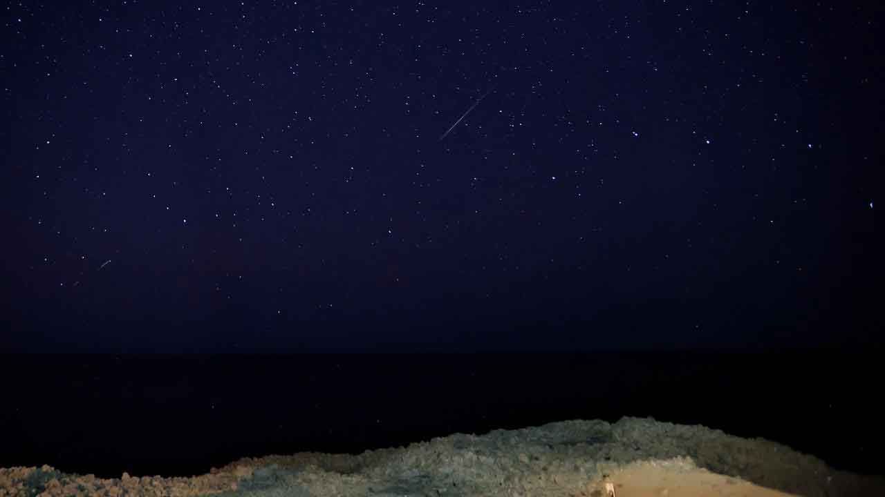 Türkiye&#039;nin en kuzey noktasında Perseid meteor yağmuru