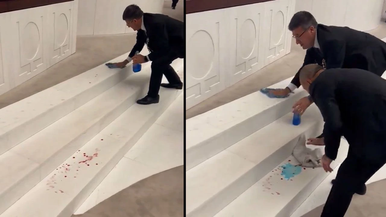 Can Atalay'ın tutukluluk halinin görüşüldüğü TBMM'de çıkan kavgayı milletvekilleri video olarak paylaştı! Binlerce kişi izledi