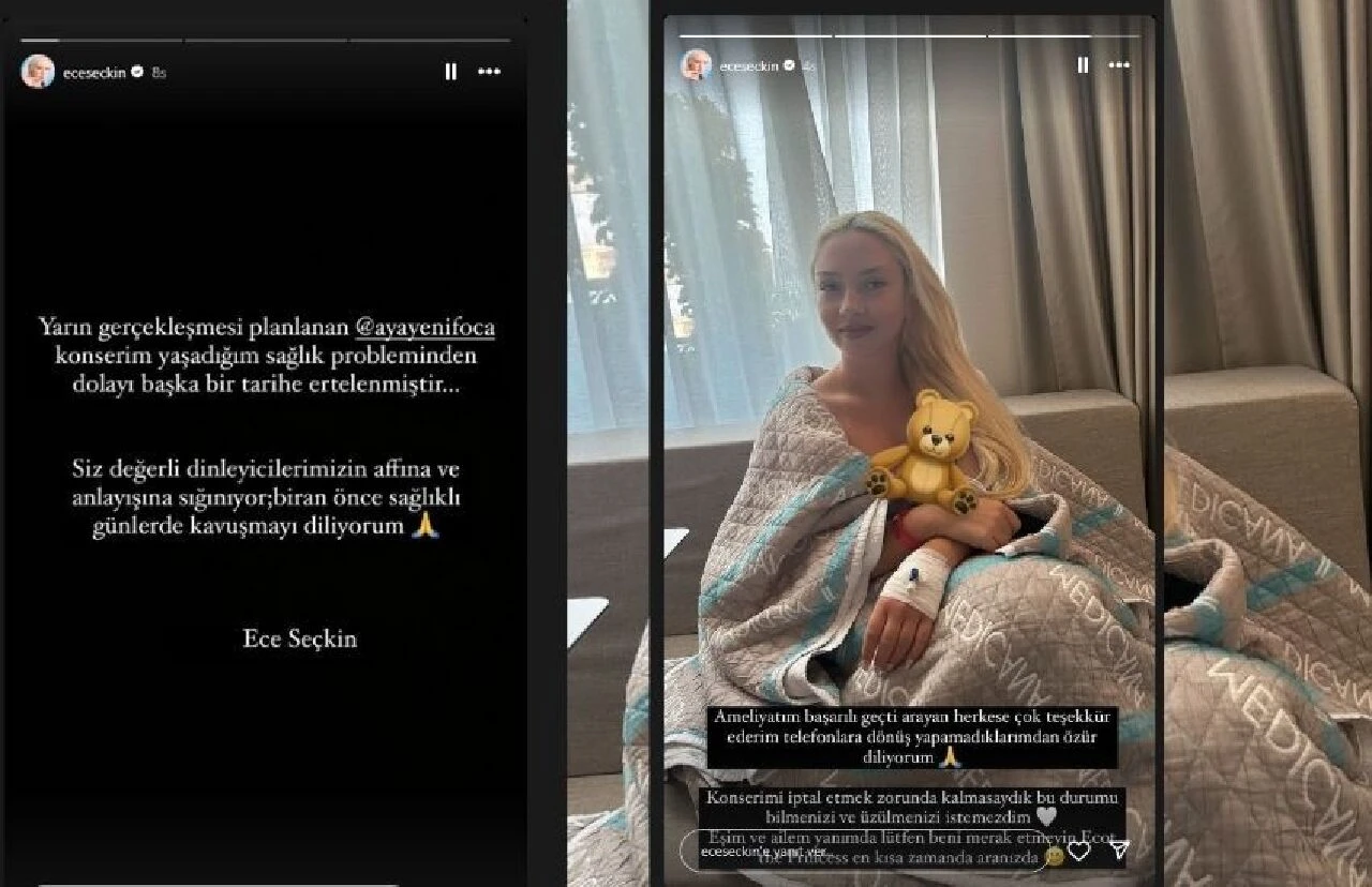 Ece Seçkin apar topar ameliyata alındı!