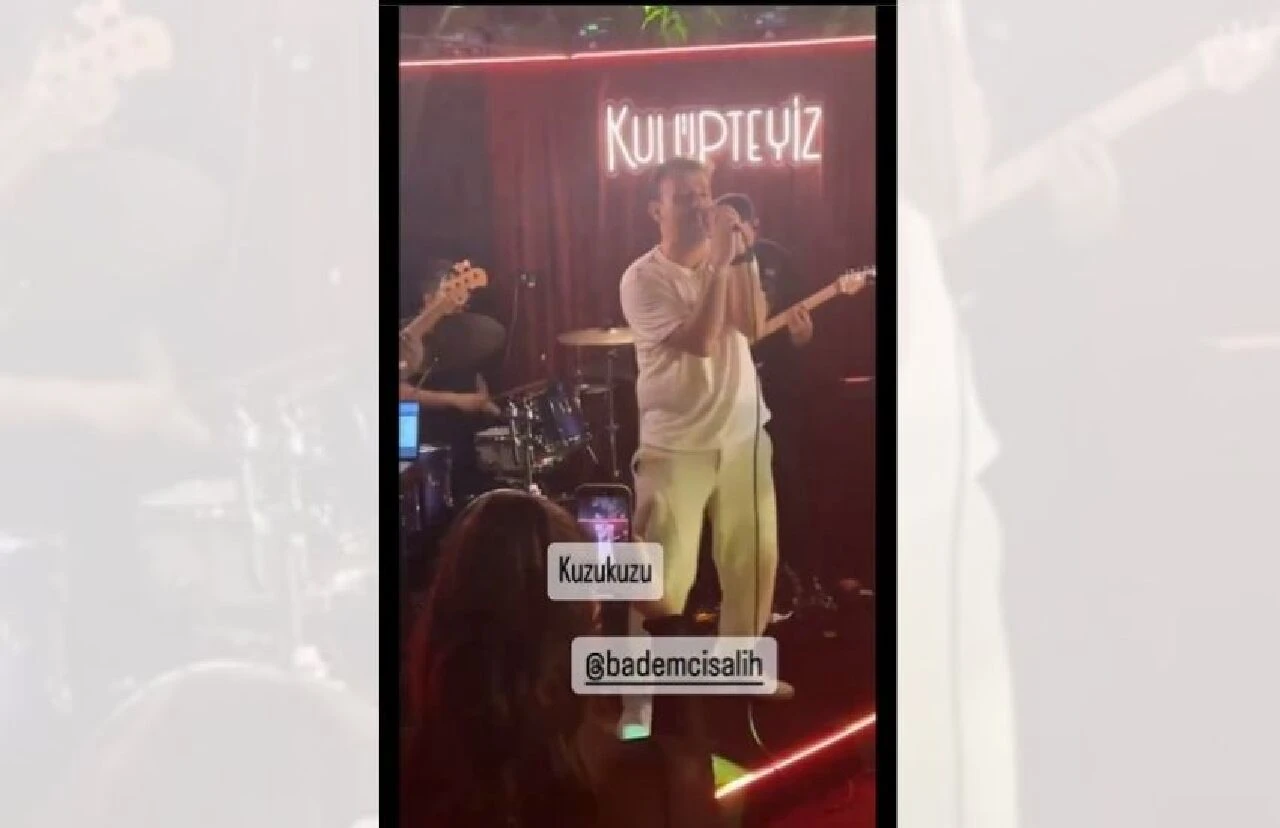 Salih Bademci'den 'Kuzu Kuzu' performansı! Tarkan'a rakip çıktı