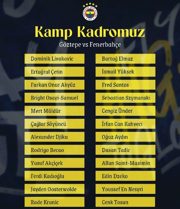 Brighton'a gideceği iddia edilen Ferdi Kadıoğlu'nun Fenerbahçe Göztepe maçında oynama ihtimali bulunuyor - 4. Resim