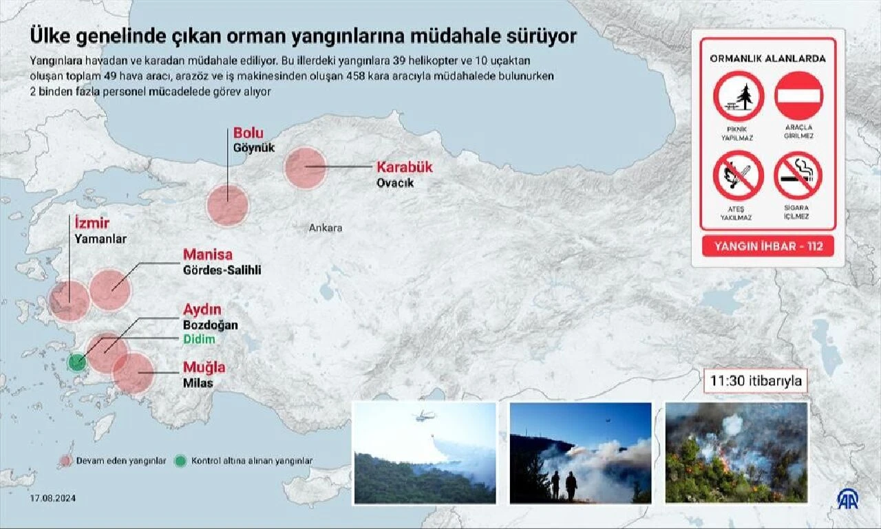 Son dakika I İzmir'de alev alev yanıyor! Yerleşim yerlerine sıçradı: İşte dakika dakika gelişmeler... - 2. Resim