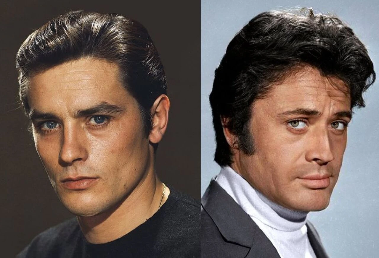 Alain Delon öldü, eski soru gündeme geldi: Hangisi daha yakışıklı, Alain Delon mu Cüneyt Arkın mı? - 1. Resim