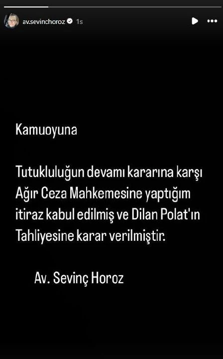 Dilan Polat tahliye olurken, Engin Polat için tutukluluk hali devam ediyor - 2. Resim