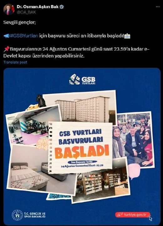 Geçen sene KYK yurt ücretleri TİP 1 aylık 345 ve TİP 2 405 TL olarak belirlenmişti - 2. Resim