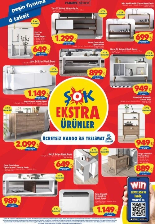 Şok Market 21 Ağustos aktüel ürünlerde 2’li ayaklı abajur, Baymak Klima, Soğuk Buharlı Vantilatör ve iPhone 13 gibi birçok ürün satışa çıkıyor