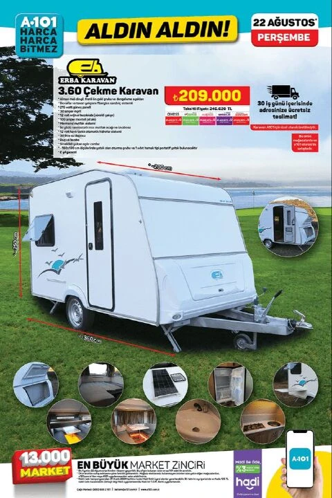 A101 22 Ağustos aktüel kataloğunda Samsung Galaxy Watch 4, Samsung mikrodalga fırın, buharlı temizleyici, kamp sandalyeleri ve valiz çeşitleri satışa çıkıyor