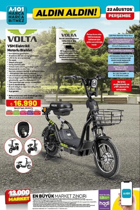 A101 22 Ağustos aktüel kataloğunda Samsung Galaxy Watch 4, Samsung mikrodalga fırın, buharlı temizleyici, kamp sandalyeleri ve valiz çeşitleri satışa çıkıyor