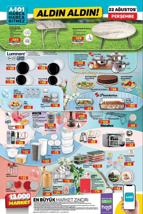 A101 22 Ağustos aktüel kataloğunda Samsung Galaxy Watch 4, Samsung mikrodalga fırın, buharlı temizleyici, kamp sandalyeleri ve valiz çeşitleri satışa çıkıyor
