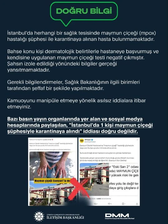 Esenyurt'ta maymun çiçeği görüldü iddiasına DMM'den yalanlama geldi  - 2. Resim
