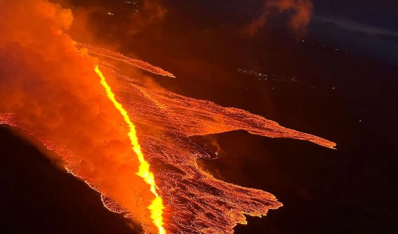 Altı bin yılın ardından yeniden aktif! İzlanda'daki yanardağdan inanılmaz görüntüler - 4. Resim