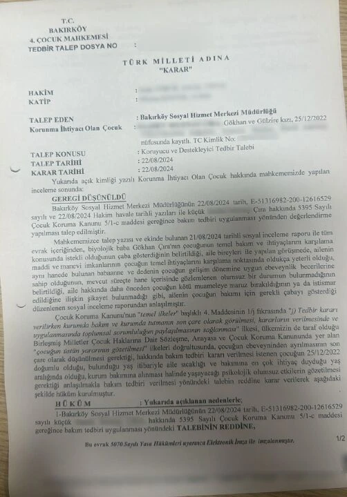 Gökhan Çıra'nın kızıyla paylaştığı, tepki çeken fotoğraf soruşturmasında karar! Selin Ciğerci paylaştı ortalık karıştı