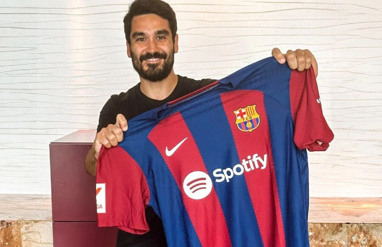 İlkay Gündoğan Barcelona'ya veda etti, Manchester City'den paylaşım geldi - 1. Resim