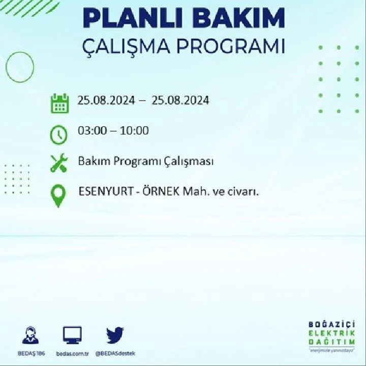 25 Ağustos İstanbul elektrik kesintisi Bağcılar, Esenyurt ve Avcılar ilçelerinde yaşanacak - 15. Resim