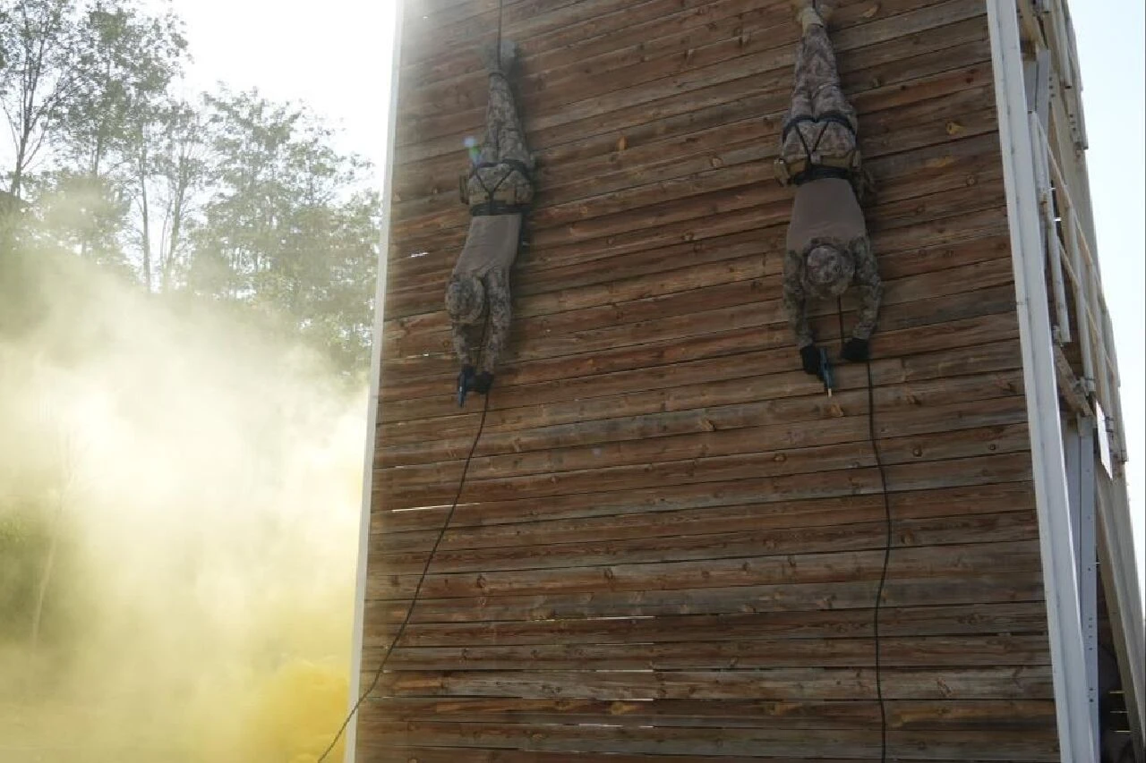 PÖH'ten baş döndüren tatbikat! Film sahnelerini aratmadı
