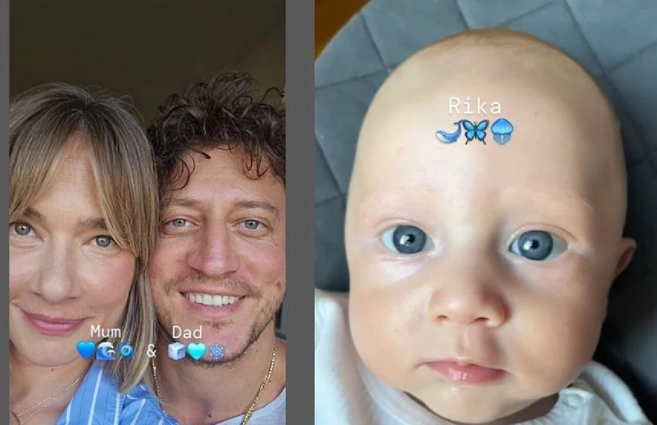 Müge Boz ilk kez oğlunun  yüzünü paylaştı! Herkes baba Caner Erdeniz'e benzetti - 3. Resim