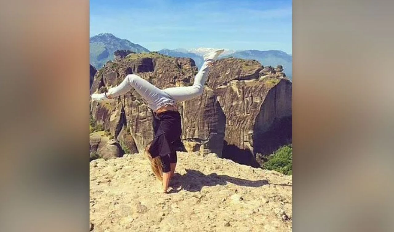 Ünlü jimnastikçi Natalie Stichova selfie uğruna hayatından oldu! 80 metre yüksekten düştü - 2. Resim