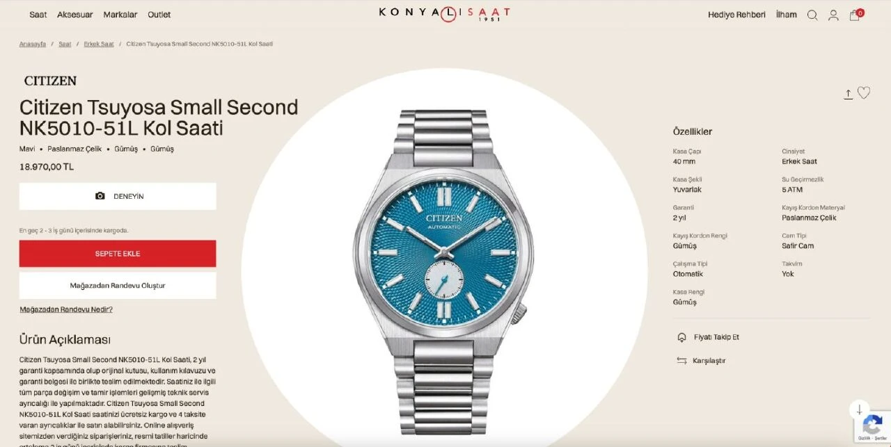 Konyalı Saat’ten müşteri deneyiminde Türkiye’de bir ilk!