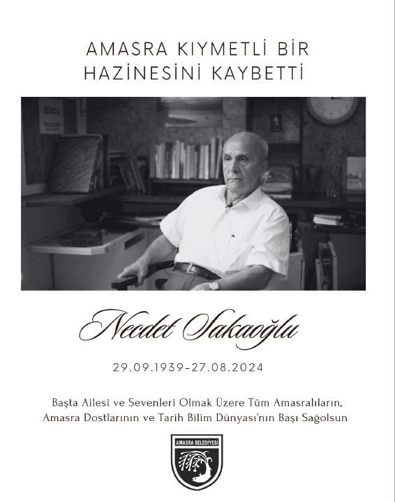 86 yaşında hayatını kaybeden Necdet Sakaoğlu'nun cenazesi Amasra şehir mezarlığına defnedilecek - 1. Resim