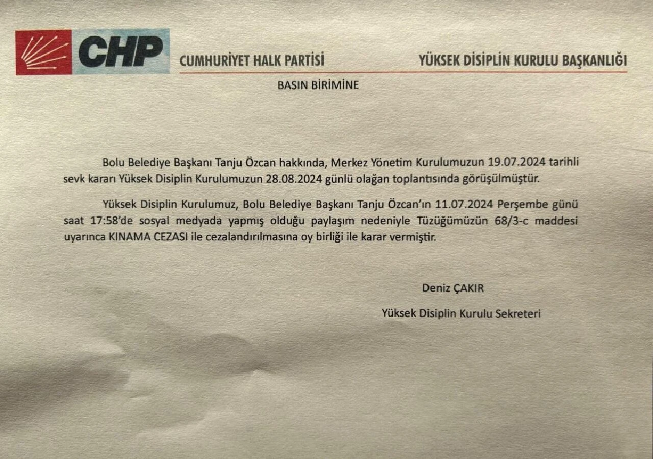 CHP Tanju Özcan'a cezayı kesti: Kemal Kılıçdaroğlu'nu hedef almıştı - 1. Resim