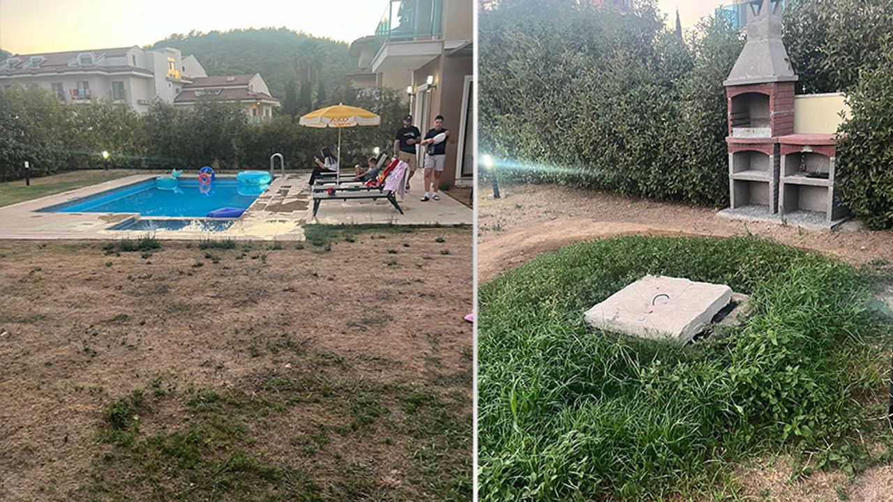 Fethiye&#039;de villa kiralayan aile hayatının şokunu yaşadı! Tatilleri zehir oldu