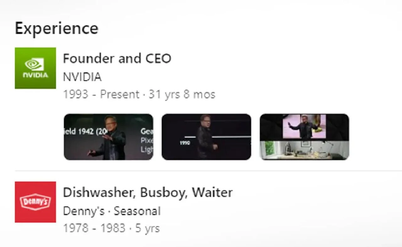 Nvidia CEO'su Jensen Huang'ın CV'si gündem oldu: Teknoloji patronu 45 yıl önce ne yapıyordu? - 1. Resim